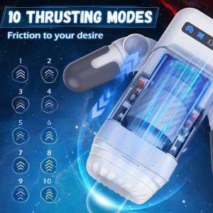 Baile Game Cup stotende Vibratie-Masturbator met Verwarmingsfunctie en Telefoonhouder Zwart Baile Game Cup stotende Vibratie-Masturbator met Verwarmingsfunctie en Telefoonhouder Zwart - Afbeelding 8