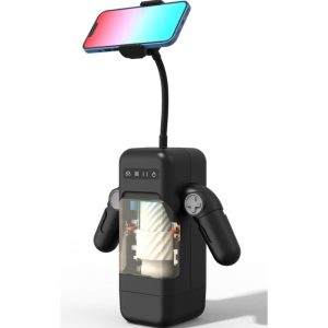 Baile Game Cup stotende Vibratie-Masturbator met Verwarmingsfunctie en Telefoonhouder Zwart Baile Game Cup stotende Vibratie-Masturbator met Verwarmingsfunctie en Telefoonhouder Zwart - Afbeelding 2
