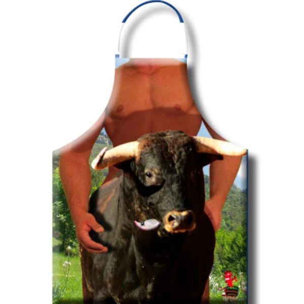 Diablo Picante Party-schort met erotische motieven