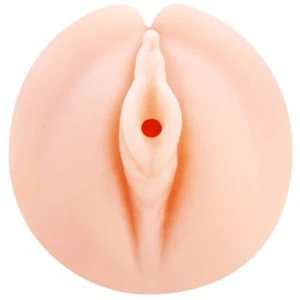 Crazy Bull Tragbarer Vagina-Masturbator mit geripptem Tunnel, fleischfarben