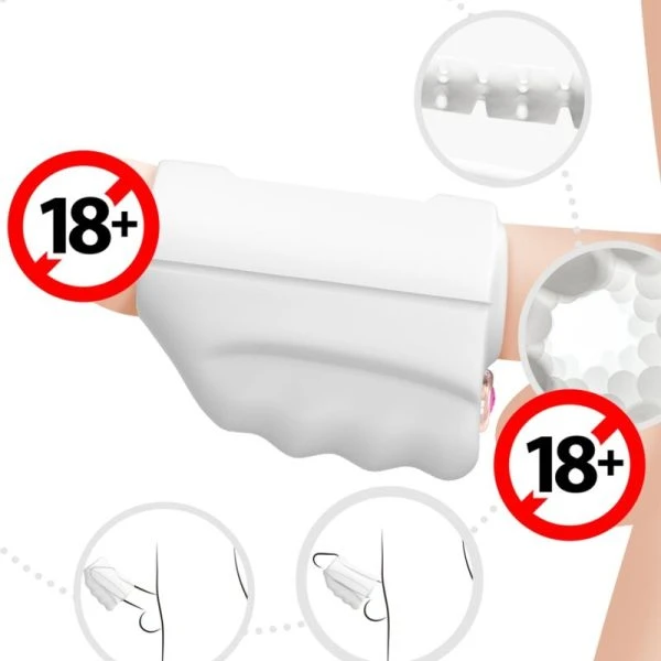 Armony Master Masturbator & Vibrator met trilling, wit