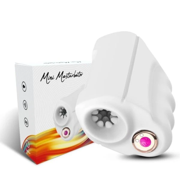 Armony Master Masturbator & Vibrator met trilling, wit