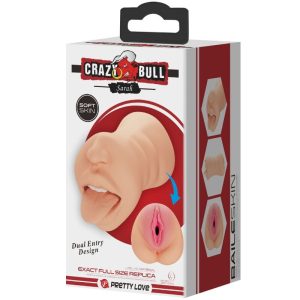 Crazy Bull Sarah Masturbator met dubbele ingang vleeskleurig Crazy Bull Sarah Masturbator met dubbele ingang vleeskleurig - Afbeelding 7