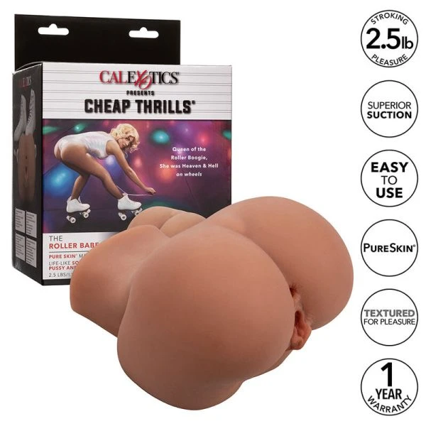 Calexotics Masturbator The Roller Babe mit zwei Eingängen, 1,1 kg
