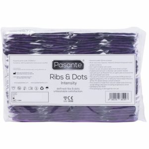 Pasante Ribs & Dots Intensity Condooms met Ribbels en Nopjes 144 Stuks Pasante Ribs & Dots Intensity Condooms met Ribbels en Nopjes 144 Stuks - Afbeelding 1