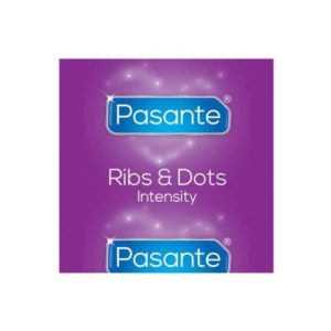 Pasante Ribs & Dots Intensity Condooms met Ribbels en Nopjes 144 Stuks Pasante Ribs & Dots Intensity Condooms met Ribbels en Nopjes 144 Stuks - Afbeelding 2