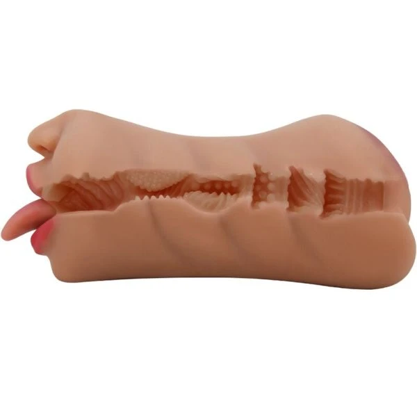 Crazy Bull Sarah Dubbele Masturbator Mond en Vagina van TPR Crazy Bull Sarah Dubbele Masturbator Mond en Vagina van TPR