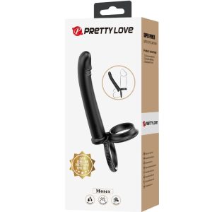 Pretty Love Dillion Dubbele Cockring met Trilling zwart Pretty Love Dillion Dubbele Cockring met Trilling zwart - Afbeelding 8