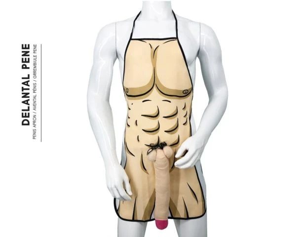 Diablo Picante 3D-Penisschort gespierd mannenlichaam