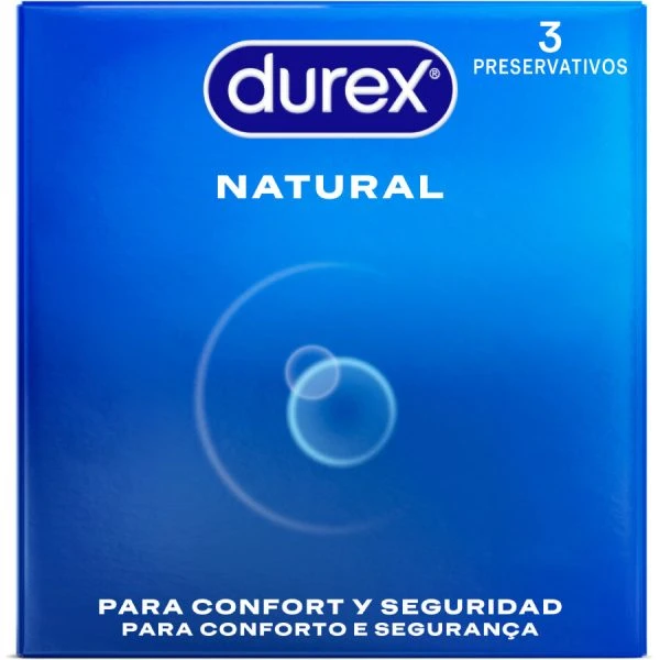 Durex Natural Comfort Condooms 3 stuks, nominale breedte 56 mm