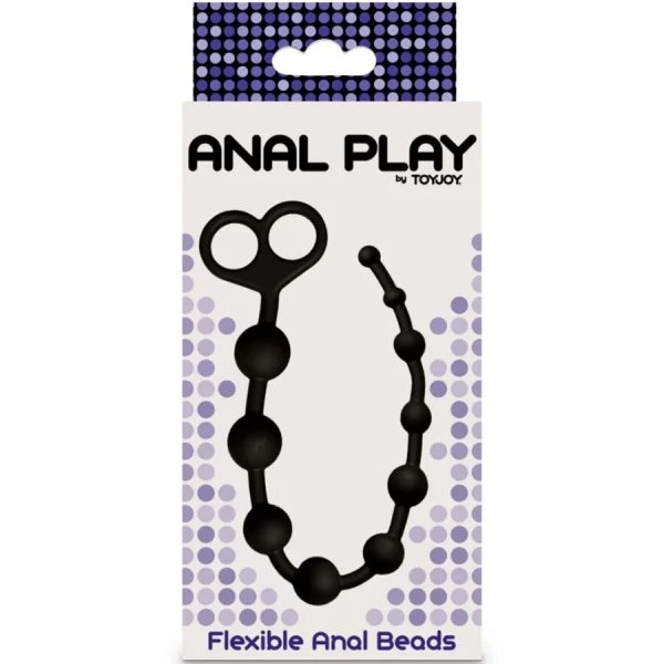 Toyjoy Flexibele Analkralen van siliconen, 34 cm inbrengbaar Toyjoy Flexibele Analkralen van siliconen, 34 cm inbrengbaar