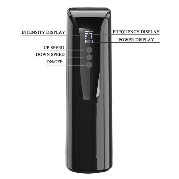 Pretty Love Larissa Vibratie-Zuigende Masturbator met LED-scherm