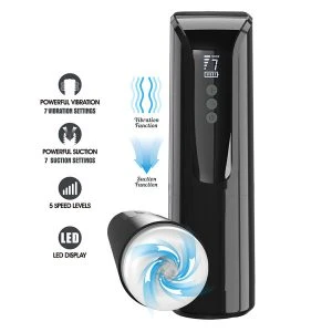 Pretty Love Larissa Vibration Suction Masturbator with LED Screen