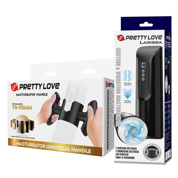 Pretty Love Larissa zuigende stimulator met vibratie en LED-scherm Pretty Love Larissa zuigende stimulator met vibratie en LED-scherm