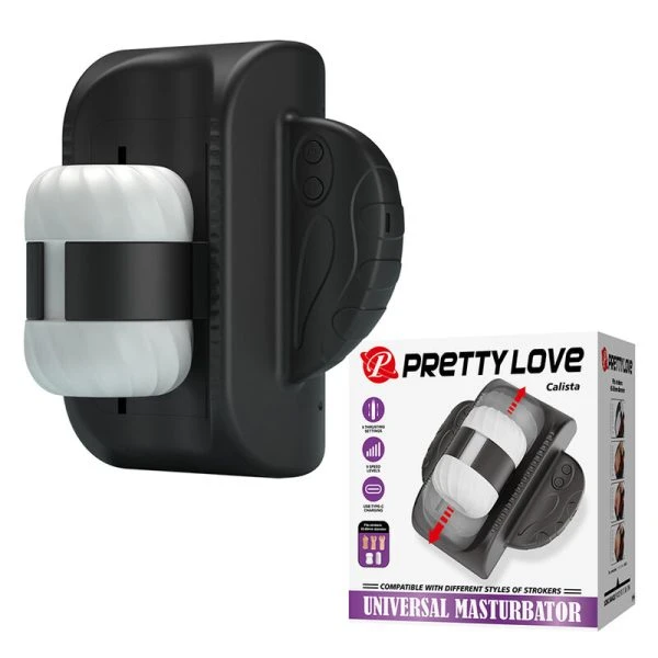 Pretty Love Calista Automatische Masturbator met Stootfunctie Zwart Pretty Love Calista Automatische Masturbator met Stootfunctie Zwart