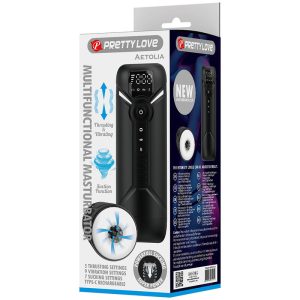 Pretty Love Aetola Automatische Masturbator met Trilling en Zuigfunctie Zwart Pretty Love Aetola Automatische Masturbator met Trilling en Zuigfunctie Zwart - Afbeelding 10