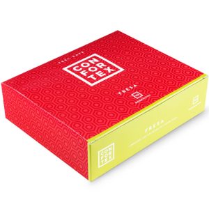 Confortex Aardbei-Condoom 144 stuks, roze transparant Confortex Aardbei-Condoom 144 stuks, roze transparant - Afbeelding 1