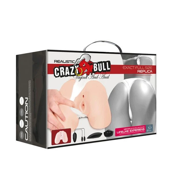 Crazy Bull Masturbator Torso met Vagina en Anus en Trilling Crazy Bull Masturbator Torso met Vagina en Anus en Trilling