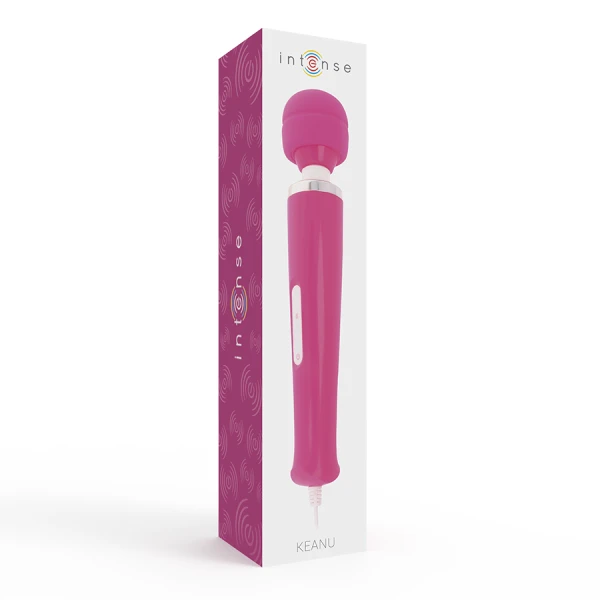 Intense Keanu Vibrerende Wandmassager met siliconenkop, Roze