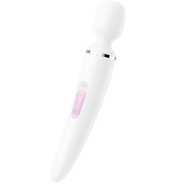 Satisfyer Wand-er Woman Massageapparaat met 50 trillingscombinaties wit