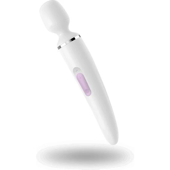 Satisfyer Wand-er Woman Massageapparaat met 50 trillingscombinaties wit