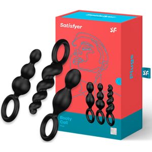 Satisfyer Anale plugs set van 3 stuks zwart, siliconen Satisfyer Anale plugs set van 3 stuks zwart, siliconen - Afbeelding 2