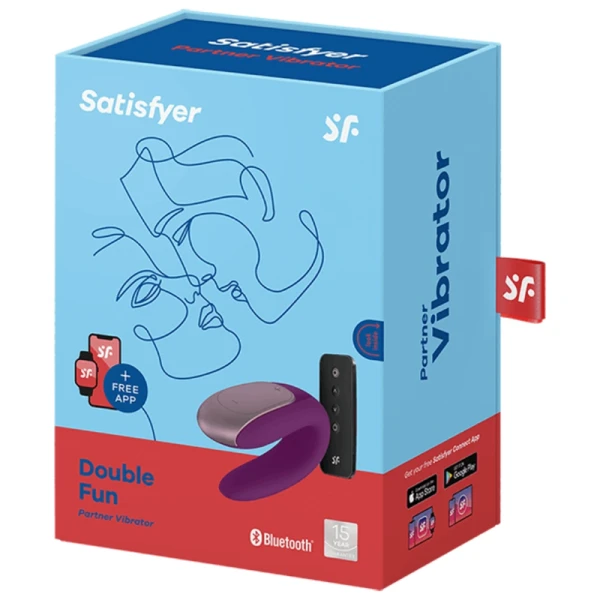 Satisfyer Double Fun Paarvibrator U-Vorm met App-bediening