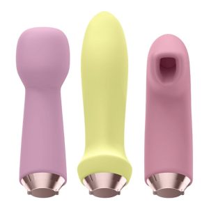 Satisfyer Marvelous Four Vibrator en luchtdrukset met 4 opzetstukken Satisfyer Marvelous Four Vibrator en luchtdrukset met 4 opzetstukken - Afbeelding 4