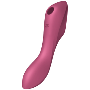 Satisfyer Curvy Trinity 3 Opvangvibrator met Drukwellentechnologie rood Satisfyer Curvy Trinity 3 Opvangvibrator met Drukwellentechnologie rood - Afbeelding 1
