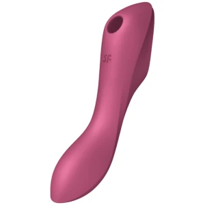 Satisfyer Curvy Trinity 3 Opvangvibrator met Drukwellentechnologie rood