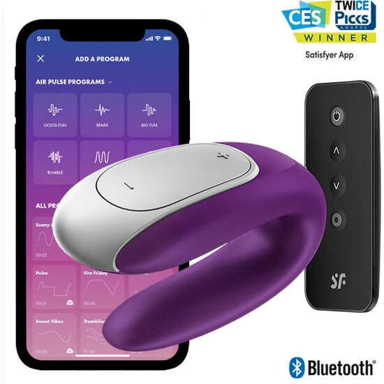 Satisfyer Double Fun Paarvibrator U-Vorm met App-bediening