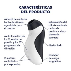 Satisfyer Orca AIR Pulse Stimulator + Vibration Klitorissauger schwarz/weiß Satisfyer Orca AIR Pulse Stimulator + Vibration Klitorissauger schwarz/weiß – Bild 7