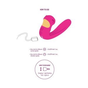 Xocoon Celestial Love Vibe Stimulator Opgelegde Vibrator Fuchsia Xocoon Celestial Love Vibe Stimulator Opgelegde Vibrator Fuchsia - Afbeelding 8