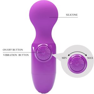 Pretty Love Lila Mini-massager met vibratie en siliconen Pretty Love Lila Mini-massager met vibratie en siliconen - Afbeelding 7