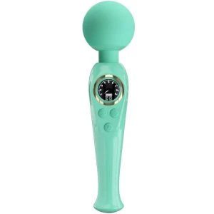 Pretty Love Skyler Green Wand Vibrator met flexibele hals en LCD-scherm