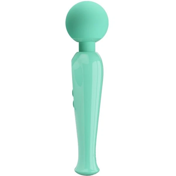 Pretty Love Skyler Green Wand Vibrator mit flexiblem Hals und LCD-Display