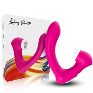 Armony Secretkiss opzetvibrator met lik- en trilfunctie, gebogen fuchsia Armony Secretkiss opzetvibrator met lik- en trilfunctie, gebogen fuchsia - Afbeelding 1