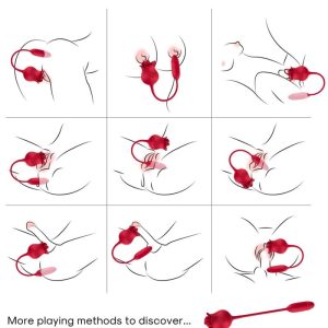 Armony Roselip Leckvibrator Opgevibrator Rood Armony Roselip Leckvibrator Opgevibrator Rood - Afbeelding 5