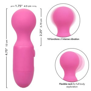 Calexotics First Time Wiederaufladbarer Massager mit 10 Vibrationen, Rosa – Bild 8