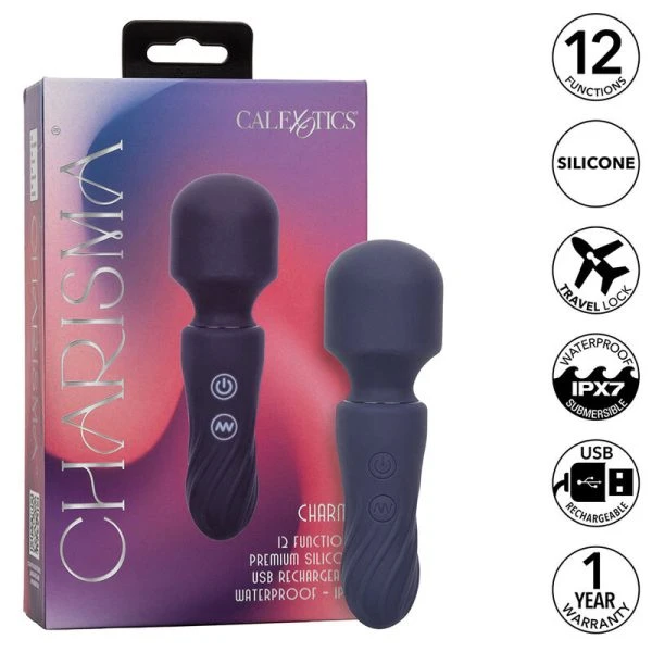 img_186153_f27cee91f7adcd82bef65e029bc87592_1.jpg Calexotics Charisma Charm Massager met 12 functies, paars