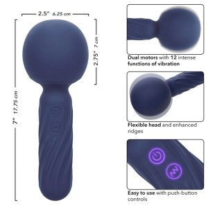 Calexotics Charisma Seduction Massager met 12 functies, siliconen, paars Calexotics Charisma Seduction Massager met 12 functies, siliconen, paars - Afbeelding 7