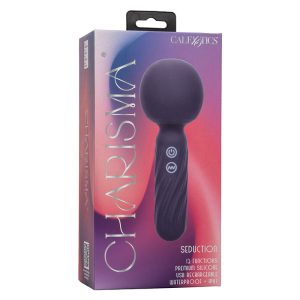 Calexotics Charisma Seduction Massager met 12 functies, siliconen, paars Calexotics Charisma Seduction Massager met 12 functies, siliconen, paars - Afbeelding 9