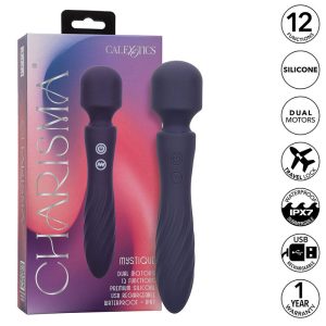Calexotics Charisma Mystique Massager met dubbele motor, 12 functies, 21,5 cm, paars Calexotics Charisma Mystique Massager met dubbele motor, 12 functies, 21,5 cm, paars - Afbeelding 1