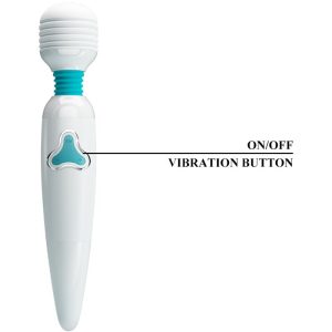 Pretty Love Cloud Wand Vibrator met 7 trillingen, siliconen, wit Pretty Love Cloud Wand Vibrator met 7 trillingen, siliconen, wit - Afbeelding 7