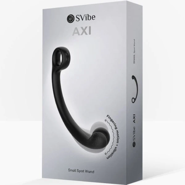 Snail Vibe AXI Vibrator met AuraTouch-technologie, zwart