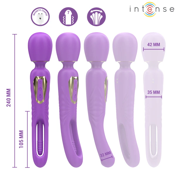 Intense Vibrator met klappende tong Christy