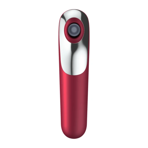 Satisfyer Dual Love Vibrator en zuiger met luchtpulstechnologie rood Satisfyer Dual Love Vibrator en zuiger met luchtpulstechnologie rood