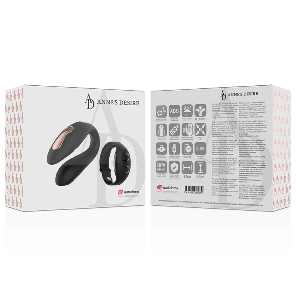 Anne´s Desire Dual Pleasure Vibrator met Watchme-technologie