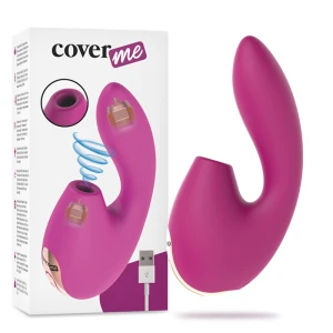 Coverme Klitoris-Sauger und G-Punkt-Vibrator mit Saugfunktion