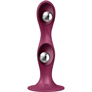 Satisfyer Double Ball-R siliconen dildo met beweegbare ballen Satisfyer Double Ball-R siliconen dildo met beweegbare ballen - Afbeelding 2